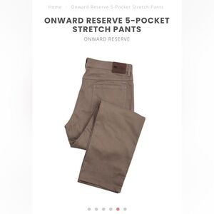Onward reserve 5 pocket stretch pants